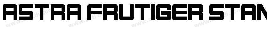 ASTRA Frutiger Stand字体转换